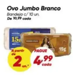Dia Jumbo - ovo jumbo branco oferta