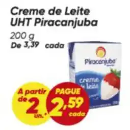 Dia Piracanjuba - creme de leite uht oferta