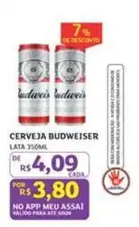 Assaí Atacadista Budweiser - cerveja oferta