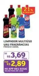 Assaí Atacadista Uau - limpador multiuso fragrâncias oferta