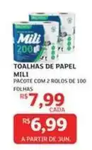 Assaí Atacadista Mili - toalhas de papel oferta