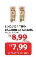 Assaí Atacadista Alegra - linguiça tipo calabresa oferta
