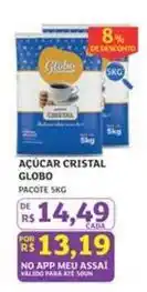 Assaí Atacadista Super globo - açúcar cristal oferta