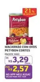 Assaí Atacadista 21 - macarrão com ovos oferta