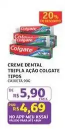 Assaí Atacadista Colgate - creme dental tripla acao oferta