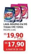 Assaí Atacadista Tixan - lava-roupas em pó ypê tipos oferta