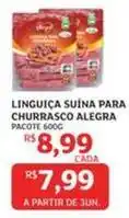 Assaí Atacadista Alegra - linguiça suína para churrasco oferta
