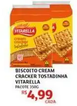 Assaí Atacadista Vitarella - biscoito cream cracker tostadinha oferta