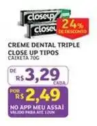 Assaí Atacadista Assaí - creme dental triple tipos oferta