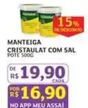 Assaí Atacadista Cristaulat - manteiga oferta