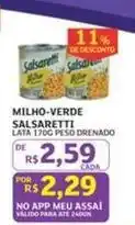 Assaí Atacadista Salsaretti - milho-verde oferta