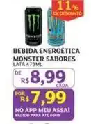 Assaí Atacadista Monster - bebida energetica oferta