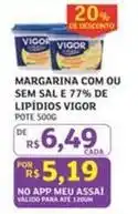 Vigor - margarina com ou sem sal e 77% de lipidos