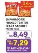 Assaí Atacadista Tekitos - empanado de frango oferta