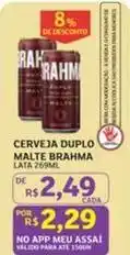 Assaí Atacadista Brahma - cerveja duplo malte oferta