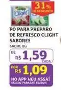 Assaí Atacadista Clight - po preparo de refresco sabores oferta