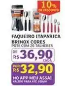 Assaí Atacadista Itaparica - faqueiro cores oferta