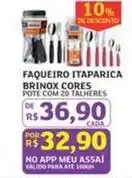 Assaí Atacadista Jumper cores - faqueiro itaparica oferta