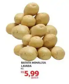 Assaí Atacadista Monalisa - batata monalisa lavada oferta