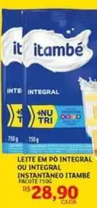 Assaí Atacadista Itambé - leite em po integral ou integral instantaneo oferta
