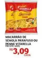 Assaí Atacadista Vitarella - macarrao de semola ou penne oferta