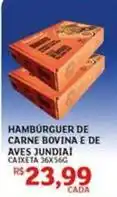 Assaí Atacadista De - hamburguer de carne bovina e de aves jundia! oferta