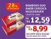 Assaí Atacadista Neugebauer - bombons duo amor carioca oferta