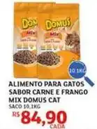 Assaí Atacadista Domus - alimento para gatos sabor carne e frango mix cat oferta