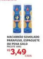 Assaí Atacadista Pacote - macarrao semolado ou pena galo oferta