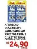 Assaí Atacadista Gillette - aparelho descartave para barbear prestobarba 3 oferta