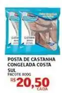Assaí Atacadista Costa sul - posta de castanha congelada oferta