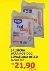 Assaí Atacadista Bello - salsicha para hot-dog congelada oferta
