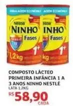 Assaí Atacadista Nestlé - composto lácteo primeira infancia 1 a 3 años ninho oferta