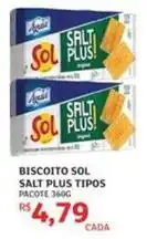 Assaí Atacadista Plus - biscoito sol salt tipos oferta