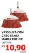 Assaí Atacadista Maria - vassoura com cabo santa phenix oferta