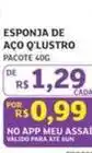 Assaí Atacadista Q lustro - esponja de aço oferta