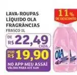 Assaí Atacadista Ola - lava-roupas líquido oferta