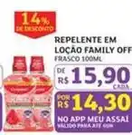 Assaí Atacadista De - repelente em loção family off oferta