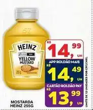 Roldão Heinz - mostarda oferta