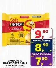 Roldão Sadia - sanduíche hot pocket oferta