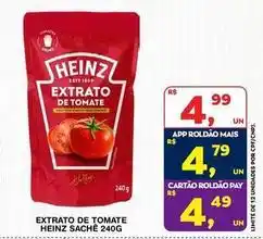 Roldão Heinz - extrato de tomate oferta