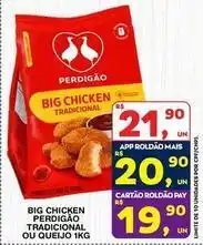 Roldão Perdigão - big chicken tradicional ou queijo oferta