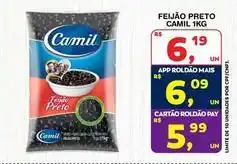 Roldão Camil - feijão preto oferta