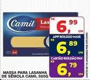 Roldão Camil - massa para lasanha de semola oferta