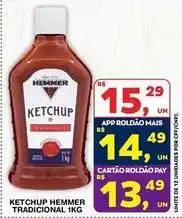 Roldão Hemmer - ketchup tradicional oferta
