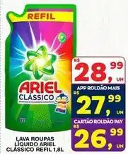 Roldão Ariel - lava roupas líquido clasico oferta