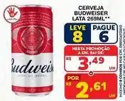 Roldão Budweiser - cerveja lata oferta