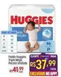 Muffato Huggies - fralda tripla mega pacote oferta