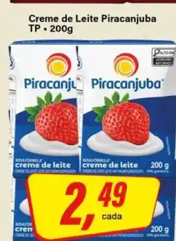 Rede Supermarket Creme de Leite Piracanjuba TP 200g oferta