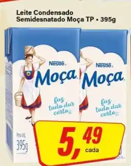 Rede Supermarket Leite Condensado Semidesnatado Moça TP oferta